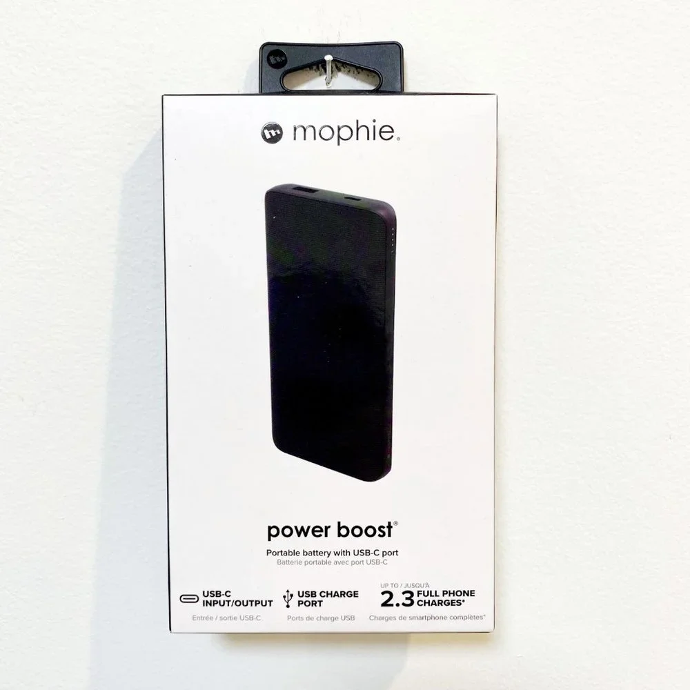 NIB Mophie Power Boost PD (Fast Charge) 10,000 mAh Portable Phone Charger